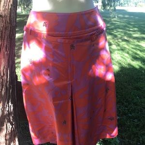 Stunning Express coral floral skirt 2